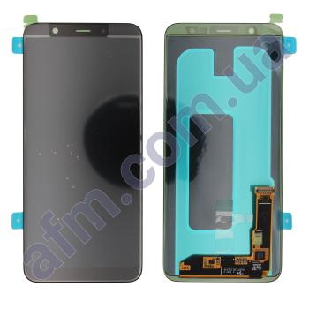 Дисплей Samsung сервисный A605 Galaxy A6 Plus 2018 чёрный GH97-21878A