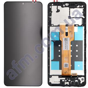 Дисплей Samsung A066 Galaxy A06 5G чорний + рамка