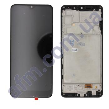 Дисплей Samsung A225F Galaxy A22 INCELL чорний + рамка