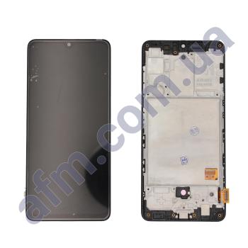 Дисплей Samsung A415 Galaxy A41 OLED чёрный + рамка!