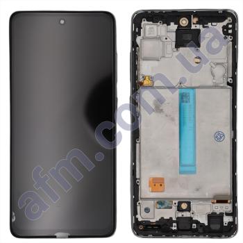 Дисплей Samsung A525 Galaxy A52 / A526B INCELL чёрный + рамка