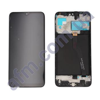 Дисплей Samsung M105 Galaxy M10 2019 чёрный + рамка