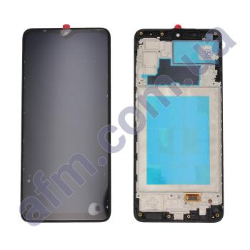 Дисплей Samsung M225F Galaxy M22/ E225F OLED чёрный + рамка