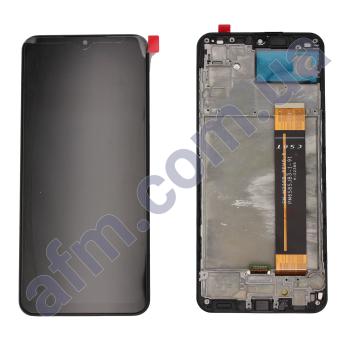 Дисплей Samsung M336 Galaxy M33 чёрный + рамка