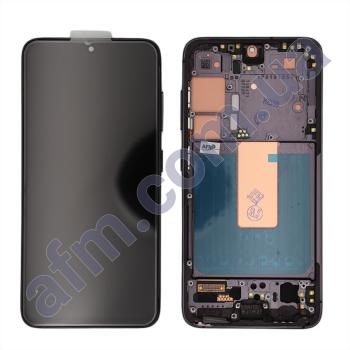 Дисплей Samsung S911 Galaxy S23 IPS чорний + рамка