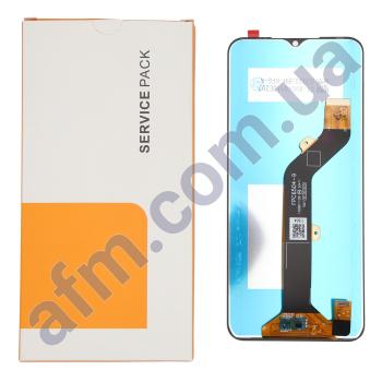 Дисплей Tecno Spark 8 (KG6)/ Infinix Hot 10i чорний оригінал в упаковці