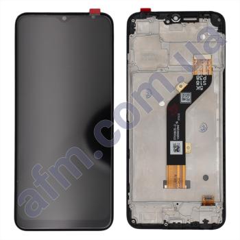 Дисплей Tecno Spark 8C (KG5K) чорний + рамка