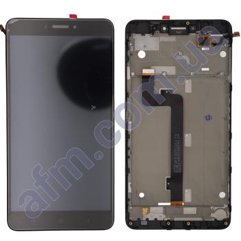 Дисплей Xiaomi Mi Max 2 чёрный + рамка