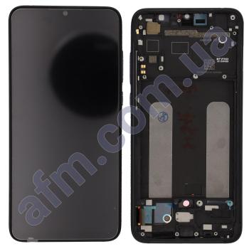 Дисплей Xiaomi Mi9 Lite/ CC9 OLED чёрный + рамка