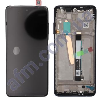 Дисплей Xiaomi Poco X3/ X3 NFC/ X3 Pro чёрный + рамка