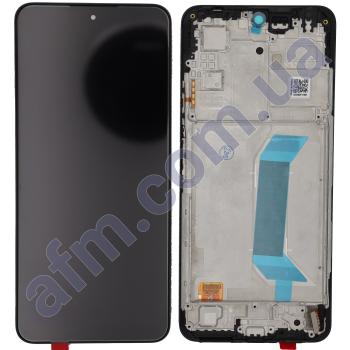 Дисплей Xiaomi Poco X5 5G/ Redmi Note 12 5G/ Note 12 China OLED чёрный + рамка