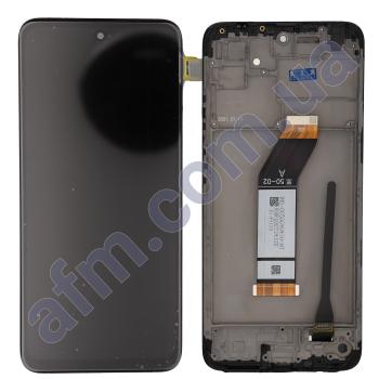 Дисплей Xiaomi Redmi 10 Prime 2021 чёрный + рамка