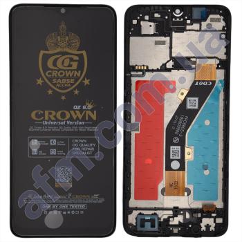 Дисплей ZTE Blade A54/ A34 чёрный + рамка