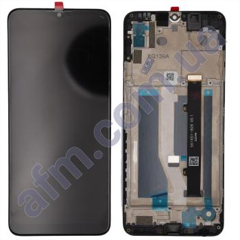 Дисплей ZTE Blade A71 чёрный + рамка