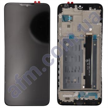 Дисплей ZTE Blade V30 Vita чёрный + рамка