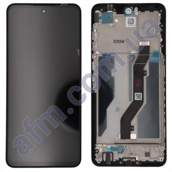 Дисплей ZTE Blade V40 чёрный + рамка