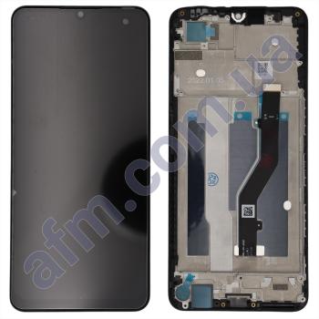 Дисплей ZTE Blade V40 Vita чёрный + рамка