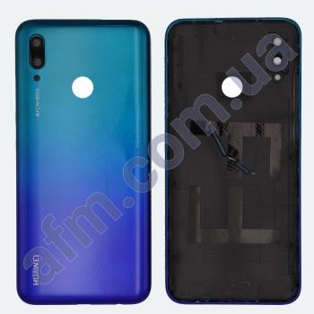 Задняя крышка Huawei P Smart 2019 (POT-LX1) синяя Sapphire Blue + стекло камеры!