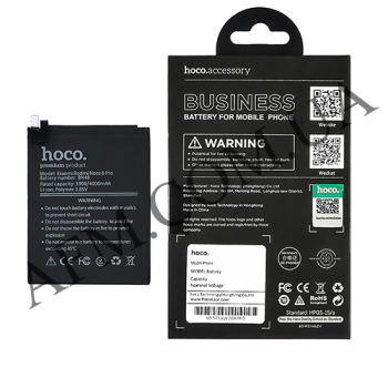 АКБ оригинал Hoco Xiaomi BN48 Redmi Note 6 Pro