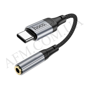 Переходник Hoco LS36 Type-C на 3.5 чёрный