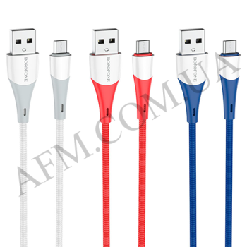 USB кабель Borofone BX60 Micro USB белый