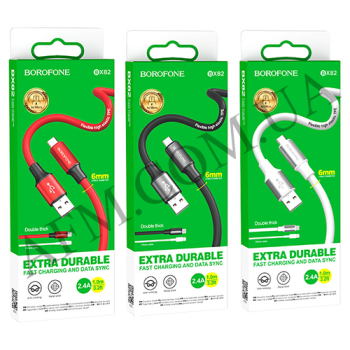 USB кабель Borofone BX82 Micro USB чёрный