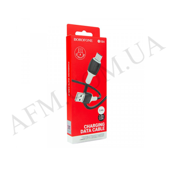 USB кабель Borofone BX84 Micro USB чёрный