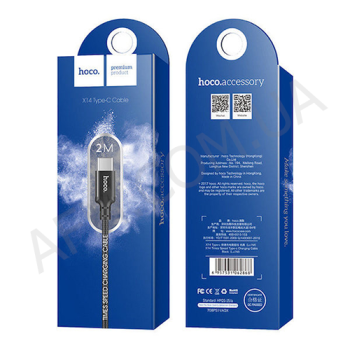 USB кабель Hoco X14 Times Type-C (2000mm) чорний