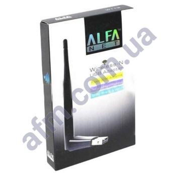 Wi-fi адаптер Alfa W113 USB 150Mbps 3DBi чорний