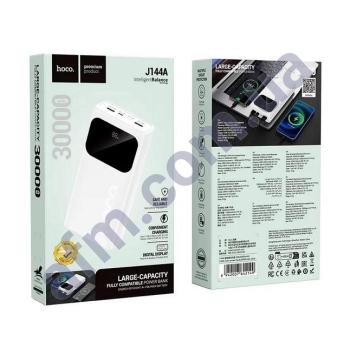 Зовнішній акумулятор (Power Bank) Hoco J144A 2USB 5V/ 2A (30000 mAh) білий