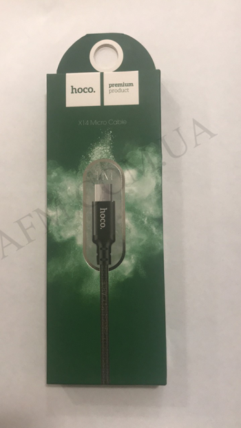 USB кабель Hoco X14 Times Micro USB (1000mm) чорний