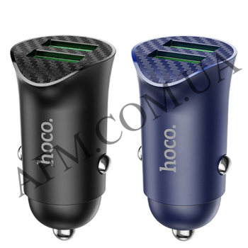 АЗУ блок Hoco Z39 QC3.0 (2USB) + кабель Micro USB чёрный