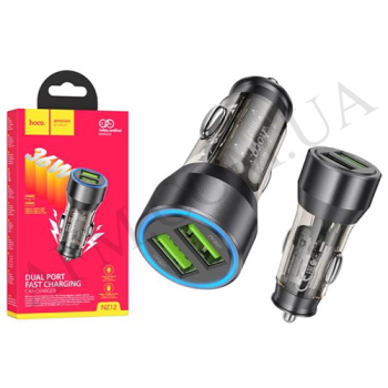 АЗУ блок Hoco NZ12 QC3.0 (2USB/ 18W) чёрный