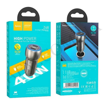 АЗУ блок Hoco Z48 PD 40W (2Type-C) серый