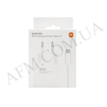СЗУ блок Xiaomi 33W белый + кабель Type-C