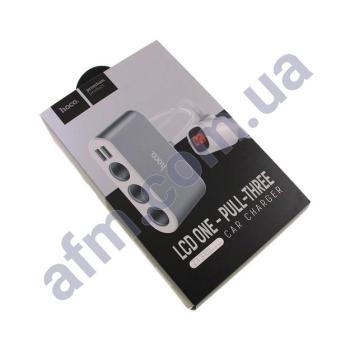 АЗП блок Hoco Z13 (3 в 1) сріблястий