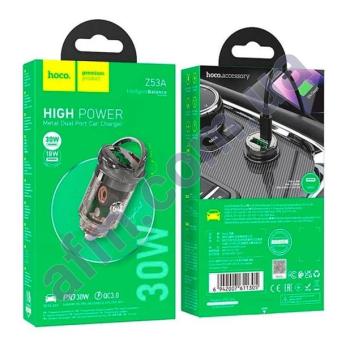 АЗП блок Hoco Z53A PD30W+QC3.0 чорний