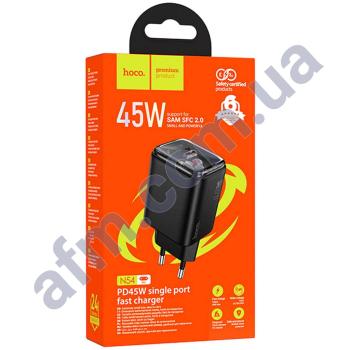 СЗУ блок Hoco N54 PD45W чорний