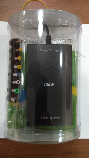 ЗП для ноутбука універсальне 12V-24V/ 120W 8в1 (Сеть+АЗП+USB)