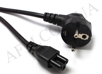 Кабель живлення 3 pin C5 IEC 60320 (медь) 0.9м