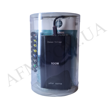 ЗП для ноутбука універсальне 12V-20V/ 100W 8в1 автовольтаж+USB+АЗП