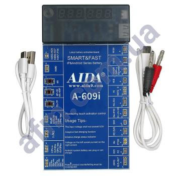 Плата активации и зарядки аккумуляторов AIDA A-609A++ с цифр.инд.(5G-15 Pro Max, Huawei, ZTEVivo, )