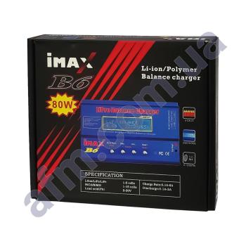 Зарядное пристрій iMax B6 з балансиром,  для АКБ Li-Ion, Li-Pol, Li-Fe, NiCd, NiMH (80W)