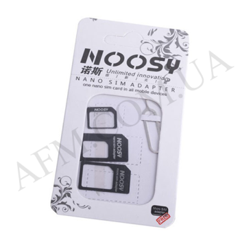 Набор адаптеров сим-карт (SIM, Nano-SIM, Micro-SIM, ключ для изъятия SIM)