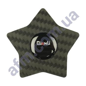 Карта пластиковая QianLi Carbon Fiber D пятиугольная звезда для разборки