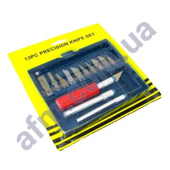 Набор скальпелей Aida A-313 (нож d=7mm с лезвиями 6 шт, нож d=10mm с лезвиями 4 шт, нож d-10mm)