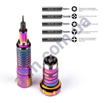 Набор отверток Relife RL-723 (Ручка с фиксированным крутящим моментом (5кгс/ см)биты T1/ +1.5+Y0.6