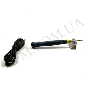Паяльник ZD-20U USB портативний з підставкою (питание від USB 5V/ 9W/ t 500 гр З)*