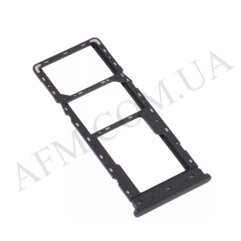 Держатель SIM-карты и карты памяти Tecno Spark 20C (BG7n) Gravity Black чёрный