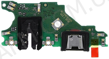 Шлейф Huawei P Smart Plus/ Nova 3i с разъёмом зарядки micro USB